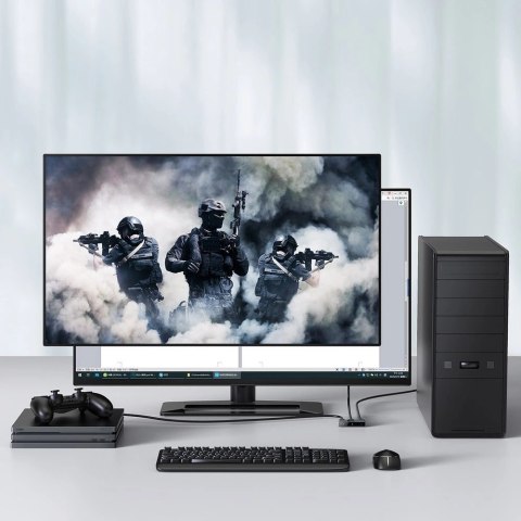 Baseus dwukierunkowy przełącznik rozdzielacz splitter switcher HDMI - 2x HDMI 4K / 30 Hz szary (CAHUB-BC0G) Baseus dwukierunkowy przełącznik rozdzielacz splitter switcher HDMI - 2x HDMI 4K / 30 Hz szary (CAHUB-BC0G)