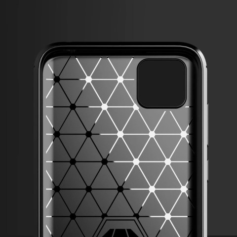 Carbon Case elastyczne etui pokrowiec Huawei Y5p czarny Carbon Case elastyczne etui pokrowiec Huawei Y5p czarny