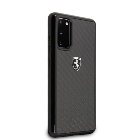 Etui Ferrari Carbon Heritage na Samsung Galaxy S20 - czarne