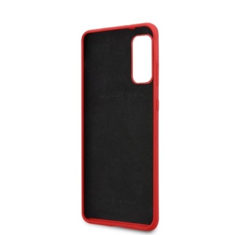 Etui Ferrari Silicone na Samsung Galaxy S20 - czerwone Etui Ferrari Silicone na Samsung Galaxy S20 - czerwone