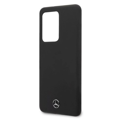 Etui Mercedes Silicone Line na Samsung Galaxy S20 Ultra - czarne Etui Mercedes Silicone Line na Samsung Galaxy S20 Ultra - czarne