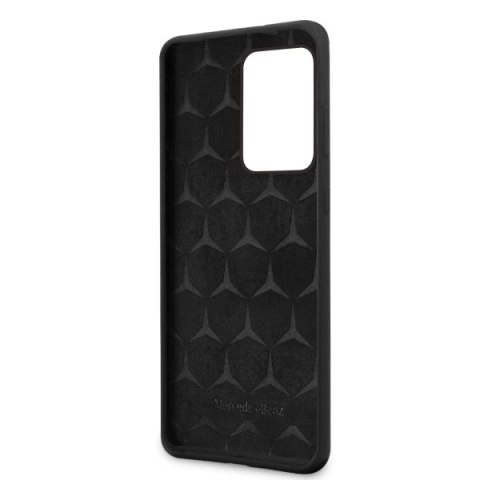 Etui Mercedes Silicone Line na Samsung Galaxy S20 Ultra - czarne Etui Mercedes Silicone Line na Samsung Galaxy S20 Ultra - czarne