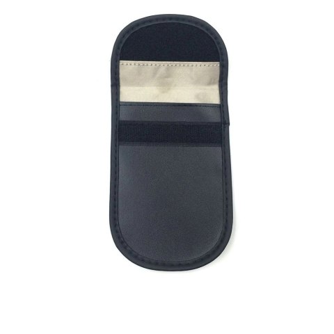 Etui antykradzieżowe na klucze samochodowe blokujące fale radiowe pokrowiec Keyless Faraday Box klatka Faradaya 14 cm z 10 cm cz Etui antykradzieżowe na klucze samochodowe blokujące fale radiowe pokrowiec Keyless Faraday Box klatka Faradaya 14 cm z 10 cm cz