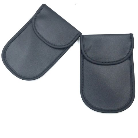 Etui antykradzieżowe na klucze samochodowe blokujące fale radiowe pokrowiec Keyless Faraday Box klatka Faradaya 14 cm z 10 cm cz Etui antykradzieżowe na klucze samochodowe blokujące fale radiowe pokrowiec Keyless Faraday Box klatka Faradaya 14 cm z 10 cm cz