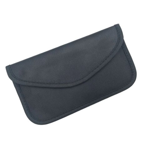 Etui antykradzieżowe na klucze samochodowe telefon blokujące fale radiowe Faraday Box klatka Faradaya 20 cm x 11 cm czarny Etui antykradzieżowe na klucze samochodowe telefon blokujące fale radiowe Faraday Box klatka Faradaya 20 cm x 11 cm czarny