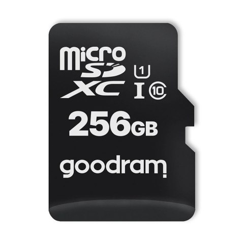 Goodram Microcard 256 GB karta pamięci micro SD XC UHS-I class 10, adapter SD (M1AA-2560R12) Goodram Microcard 256 GB karta pamięci micro SD XC UHS-I class 10, adapter SD (M1AA-2560R12)