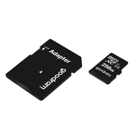 Goodram Microcard 256 GB karta pamięci micro SD XC UHS-I class 10, adapter SD (M1AA-2560R12) Goodram Microcard 256 GB karta pamięci micro SD XC UHS-I class 10, adapter SD (M1AA-2560R12)