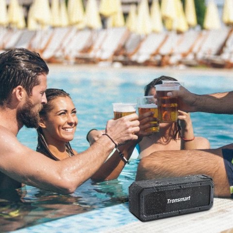 Tronsmart Element Force+ 40 W przenośny bezprzewodowy głośnik Bluetooth 5.0 NFC czarny (322485) Tronsmart Element Force+ 40 W przenośny bezprzewodowy głośnik Bluetooth 5.0 NFC czarny (322485)
