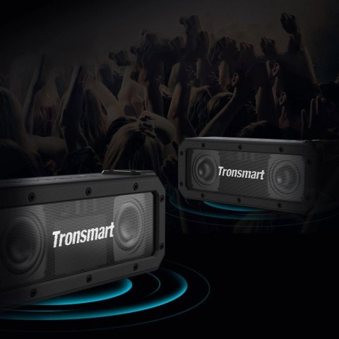 Tronsmart Element Force+ 40 W przenośny bezprzewodowy głośnik Bluetooth 5.0 NFC czarny (322485) Tronsmart Element Force+ 40 W przenośny bezprzewodowy głośnik Bluetooth 5.0 NFC czarny (322485)