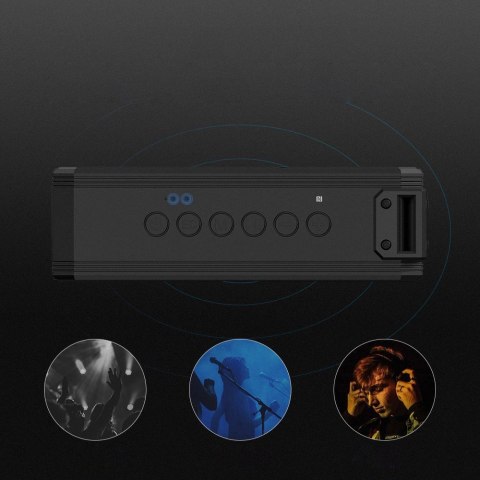 Tronsmart Element Force+ 40 W przenośny bezprzewodowy głośnik Bluetooth 5.0 NFC czarny (322485) Tronsmart Element Force+ 40 W przenośny bezprzewodowy głośnik Bluetooth 5.0 NFC czarny (322485)