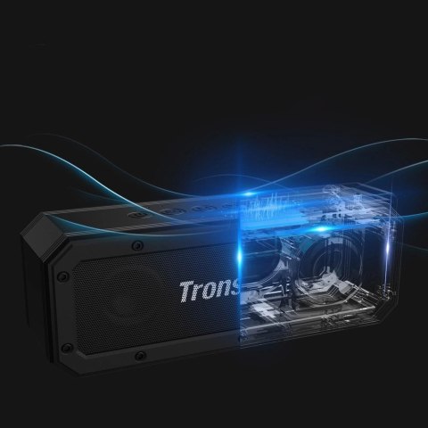 Tronsmart Element Force+ 40 W przenośny bezprzewodowy głośnik Bluetooth 5.0 NFC czarny (322485) Tronsmart Element Force+ 40 W przenośny bezprzewodowy głośnik Bluetooth 5.0 NFC czarny (322485)