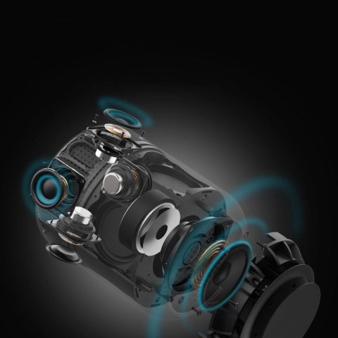 Tronsmart Element T6 Max 60 W przenośny bezprzewodowy głośnik Bluetooth 5.0 czarny (365144) Tronsmart Element T6 Max 60 W przenośny bezprzewodowy głośnik Bluetooth 5.0 czarny (365144)