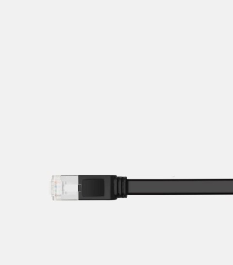 Ugreen płaski kabel przewód internetowy sieciowy Ethernet patchcord RJ45 Cat 6 UTP 1000 Mbps 5 m czarny (NW101 50187) Ugreen płaski kabel przewód internetowy sieciowy Ethernet patchcord RJ45 Cat 6 UTP 1000 Mbps 5 m czarny (NW101 50187)