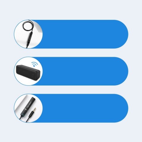 Ugreen transmiter Bluetooth 5.0 bezprzewodowy adapter audio 3,5 mm mini jack czarny (40761 CM107) Ugreen transmiter Bluetooth 5.0 bezprzewodowy adapter audio 3,5 mm mini jack czarny (40761 CM107)