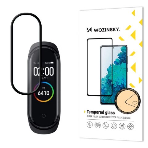 Wozinsky super wytrzymała folia Full Glue na cały ekran z ramką Case Friendly Xiaomi Mi Band 6 / Mi Band 5 czarny Wozinsky super wytrzymała folia Full Glue na cały ekran z ramką Case Friendly Xiaomi Mi Band 6 / Mi Band 5 czarny