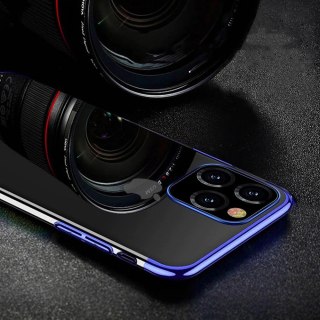 Clear Color case żelowy pokrowiec etui z metaliczną ramką iPhone 12 mini czarny