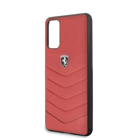 Etui Ferrari Heritage Quilted na Samsung Galaxy S20 - czerwone Etui Ferrari Heritage Quilted na Samsung Galaxy S20 - czerwone