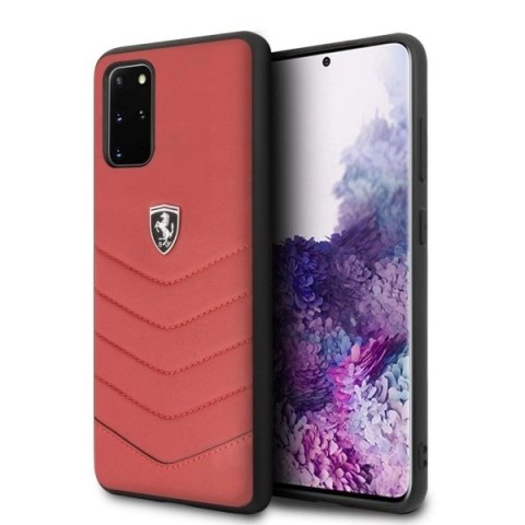 Etui Ferrari Heritage Quilted na Samsung Galaxy S20+ - czerwone Etui Ferrari Heritage Quilted na Samsung Galaxy S20+ - czerwone