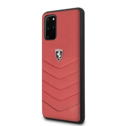 Etui Ferrari Heritage Quilted na Samsung Galaxy S20+ - czerwone Etui Ferrari Heritage Quilted na Samsung Galaxy S20+ - czerwone