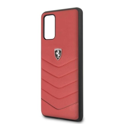 Etui Ferrari Heritage Quilted na Samsung Galaxy S20+ - czerwone Etui Ferrari Heritage Quilted na Samsung Galaxy S20+ - czerwone