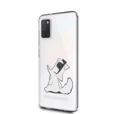 Etui Karl Lagerfeld Choupette Fun na Samsung Galaxy A31 - przezroczyste Etui Karl Lagerfeld Choupette Fun na Samsung Galaxy A31 - przezroczyste