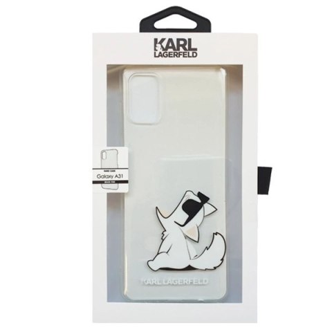 Etui Karl Lagerfeld Choupette Fun na Samsung Galaxy A31 - przezroczyste Etui Karl Lagerfeld Choupette Fun na Samsung Galaxy A31 - przezroczyste