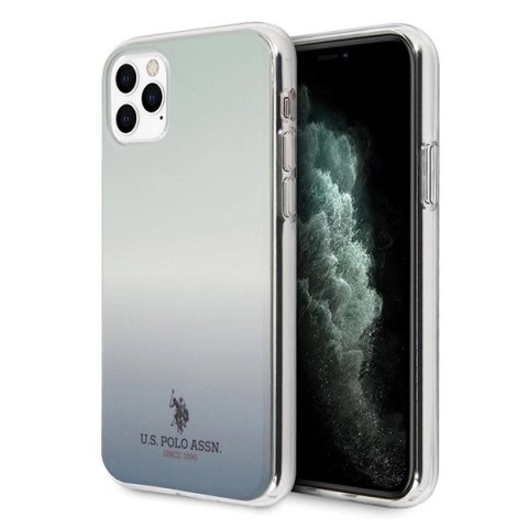 Etui U.S. Polo Assn. Gradient Pattern Collection na iPhone 11 Pro Max - niebieskie Etui U.S. Polo Assn. Gradient Pattern Collection na iPhone 11 Pro Max - niebieskie