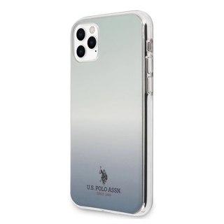 Etui U.S. Polo Assn. Gradient Pattern Collection na iPhone 11 Pro Max - niebieskie