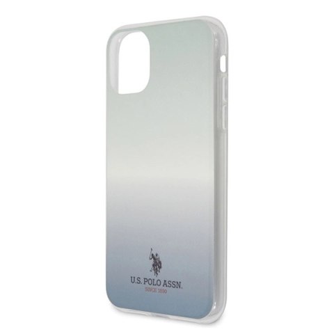 Etui U.S. Polo Assn. Gradient Pattern Collection na iPhone 11 Pro Max - niebieskie Etui U.S. Polo Assn. Gradient Pattern Collection na iPhone 11 Pro Max - niebieskie