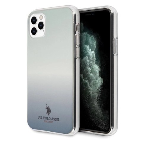 Etui U.S. Polo Assn. Gradient Pattern Collection na iPhone 11 Pro - niebieskie Etui U.S. Polo Assn. Gradient Pattern Collection na iPhone 11 Pro - niebieskie