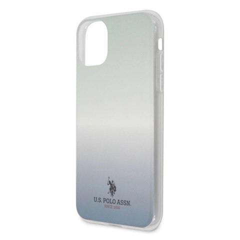 Etui U.S. Polo Assn. Gradient Pattern Collection na iPhone 11 Pro - niebieskie Etui U.S. Polo Assn. Gradient Pattern Collection na iPhone 11 Pro - niebieskie