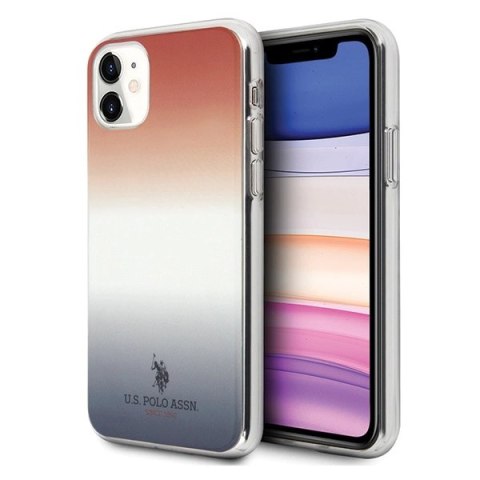 Etui U.S. Polo Assn. Gradient Pattern Collection na iPhone 11 - czerwono-niebieskie Etui U.S. Polo Assn. Gradient Pattern Collection na iPhone 11 - czerwono-niebieskie