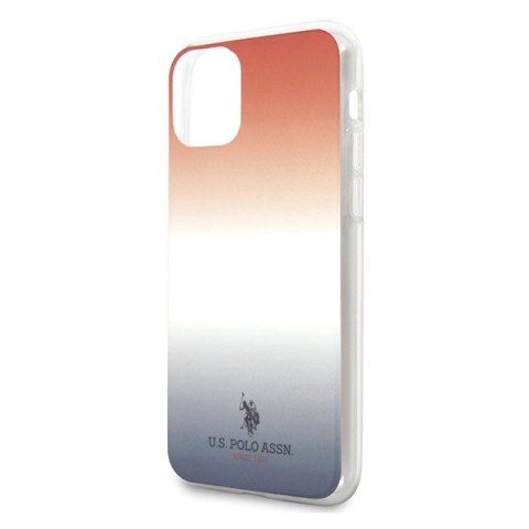Etui U.S. Polo Assn. Gradient Pattern Collection na iPhone 11 - czerwono-niebieskie Etui U.S. Polo Assn. Gradient Pattern Collection na iPhone 11 - czerwono-niebieskie