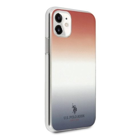 Etui U.S. Polo Assn. Gradient Pattern Collection na iPhone 11 - czerwono-niebieskie Etui U.S. Polo Assn. Gradient Pattern Collection na iPhone 11 - czerwono-niebieskie