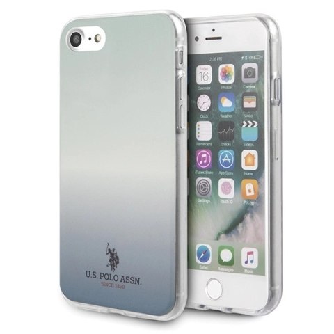 Etui U.S. Polo Assn. Gradient Pattern Collection na iPhone 7 / 8 / SE 2020 / SE 2022 - niebieskie Etui U.S. Polo Assn. Gradient Pattern Collection na iPhone 7 / 8 / SE 2020 / SE 2022 - niebieskie