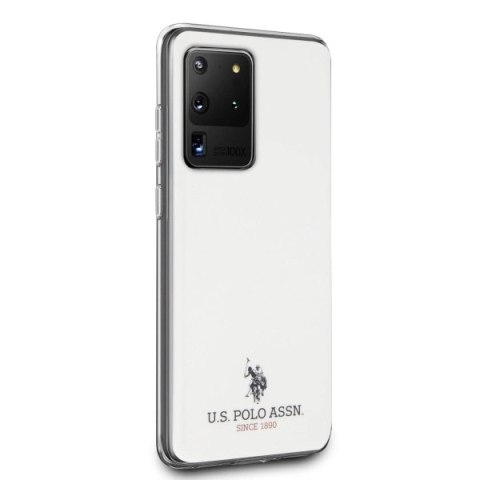 Etui U.S. Polo Assn. Shiny na Samsung Galaxy S20 Ultra - białe Etui U.S. Polo Assn. Shiny na Samsung Galaxy S20 Ultra - białe