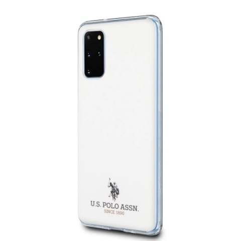 Etui U.S. Polo Assn. Shiny na Samsung Galaxy S20+ - białe Etui U.S. Polo Assn. Shiny na Samsung Galaxy S20+ - białe