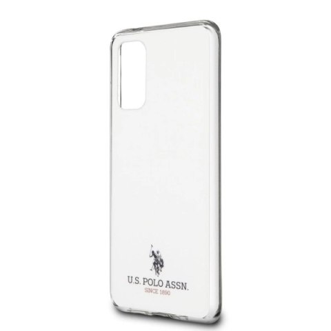 Etui U.S. Polo Assn. Shiny na Samsung Galaxy S20+ - białe Etui U.S. Polo Assn. Shiny na Samsung Galaxy S20+ - białe
