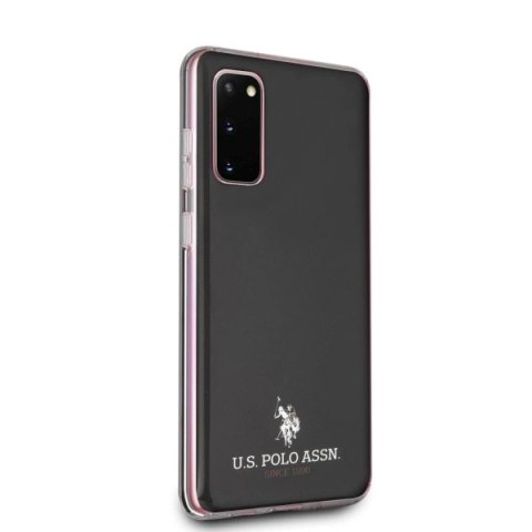 Etui U.S. Polo Assn. Shiny na Samsung Galaxy S20 - czarne