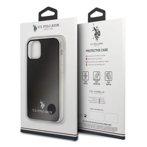 Etui U.S. Polo Assn. Shiny na iPhone 11 Pro Max - czarne Etui U.S. Polo Assn. Shiny na iPhone 11 Pro Max - czarne