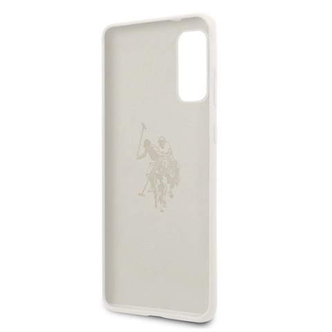 Etui U.S. Polo Assn. Silicone Collection na Samsung Galaxy S20 - białe Etui U.S. Polo Assn. Silicone Collection na Samsung Galaxy S20 - białe
