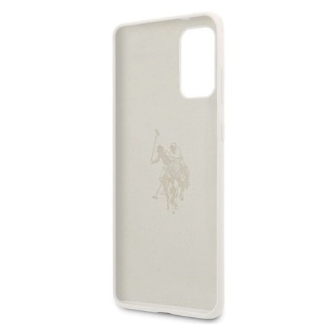 Etui U.S. Polo Assn. Silicone Collection na Samsung Galaxy S20+ - białe