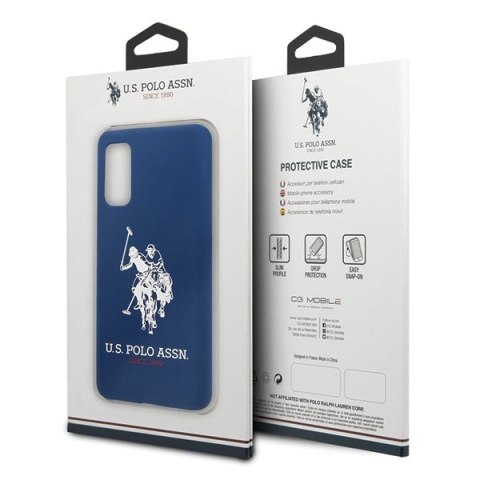 Etui U.S. Polo Assn. Silicone Collection na Samsung Galaxy S20 - granatowe Etui U.S. Polo Assn. Silicone Collection na Samsung Galaxy S20 - granatowe