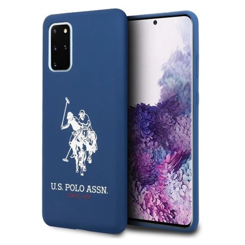 Etui U.S. Polo Assn. Silicone Collection na Samsung Galaxy S20+ - granatowe Etui U.S. Polo Assn. Silicone Collection na Samsung Galaxy S20+ - granatowe