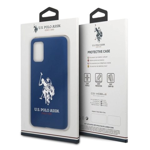 Etui U.S. Polo Assn. Silicone Collection na Samsung Galaxy S20+ - granatowe Etui U.S. Polo Assn. Silicone Collection na Samsung Galaxy S20+ - granatowe