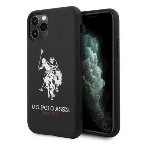 Etui U.S. Polo Assn. Silicone Collection na iPhone 11 Pro Max - czarne Silicone Collection Etui U.S. Polo Assn. Silicone Collection na iPhone 11 Pro Max - czarne Silicone Collection