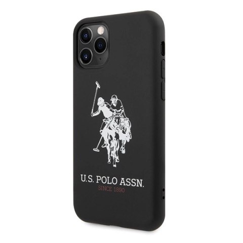 Etui U.S. Polo Assn. Silicone Collection na iPhone 11 Pro Max - czarne Silicone Collection Etui U.S. Polo Assn. Silicone Collection na iPhone 11 Pro Max - czarne Silicone Collection