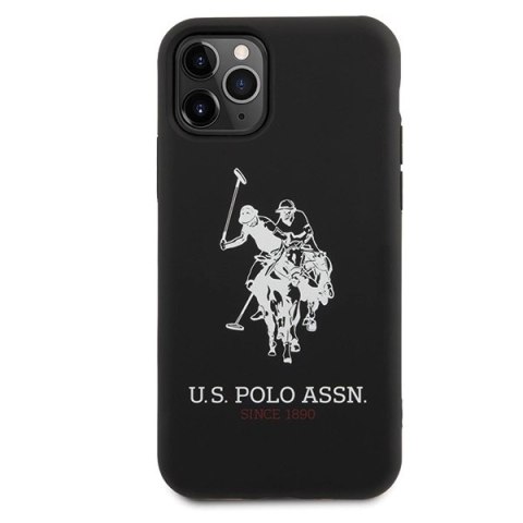 Etui U.S. Polo Assn. Silicone Collection na iPhone 11 Pro Max - czarne Silicone Collection Etui U.S. Polo Assn. Silicone Collection na iPhone 11 Pro Max - czarne Silicone Collection