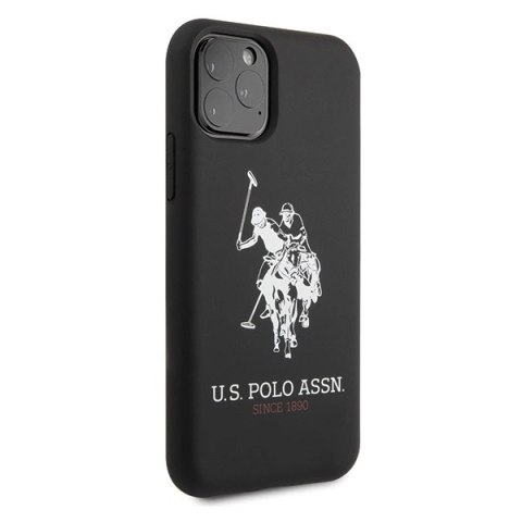 Etui U.S. Polo Assn. Silicone Collection na iPhone 11 Pro Max - czarne Silicone Collection Etui U.S. Polo Assn. Silicone Collection na iPhone 11 Pro Max - czarne Silicone Collection