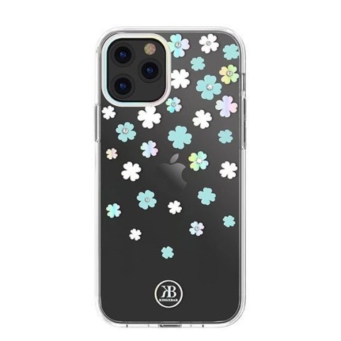 Kingxbar Lucky Series etui ozdobione oryginalnymi Kryształami Swarovskiego iPhone 12 mini przezroczysty (Clover) Kingxbar Lucky Series etui ozdobione oryginalnymi Kryształami Swarovskiego iPhone 12 mini przezroczysty (Clover)